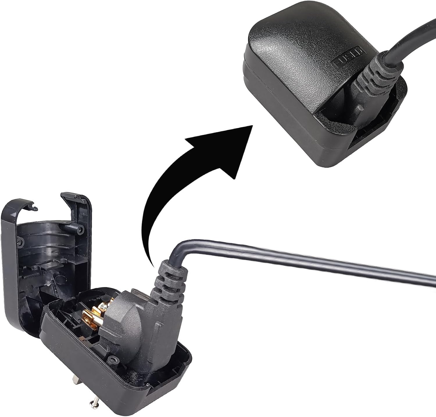 Thumbnail 6 de OFOAEEA Euro to UK Plug Adapter 13 A 🔌