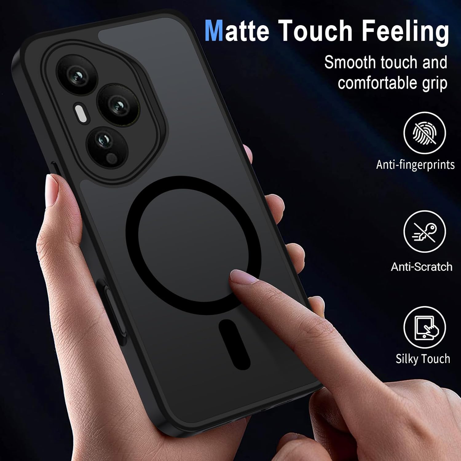 Thumbnail 2 de XTCASE Coque magnétique pour Honor 400 Pro 5G – Allie transparence et protection