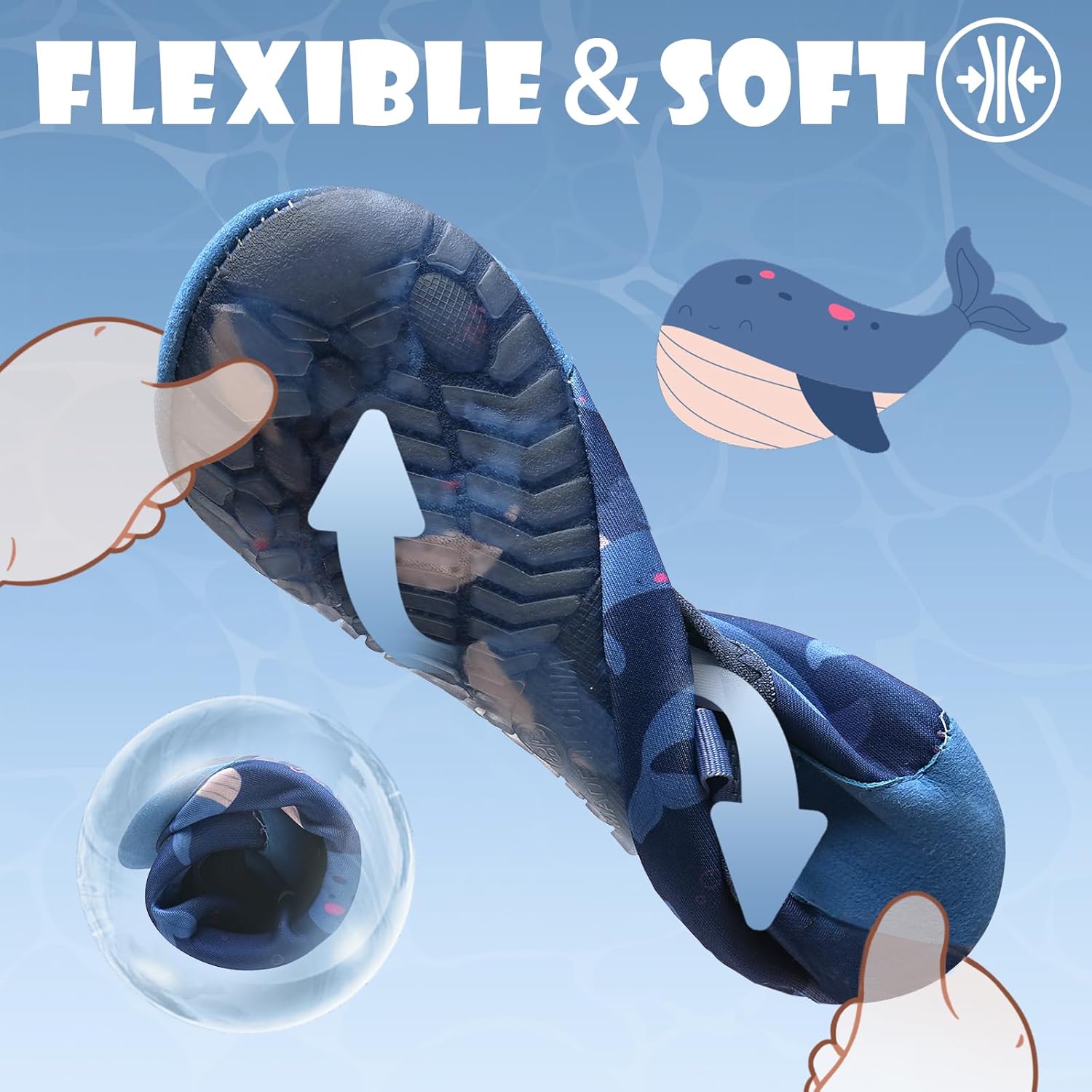 Detalle de WateLves Badeschuhe für Baby & Kinder (gr. 14–31) – rutschfeste Wasserschuhe für Strand, Pool und Wasserpark
