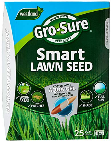 Detalle de Gro-Sure Aqua Gel Coated Smart Grass Lawn Seed, 25 m2, 1 kg
