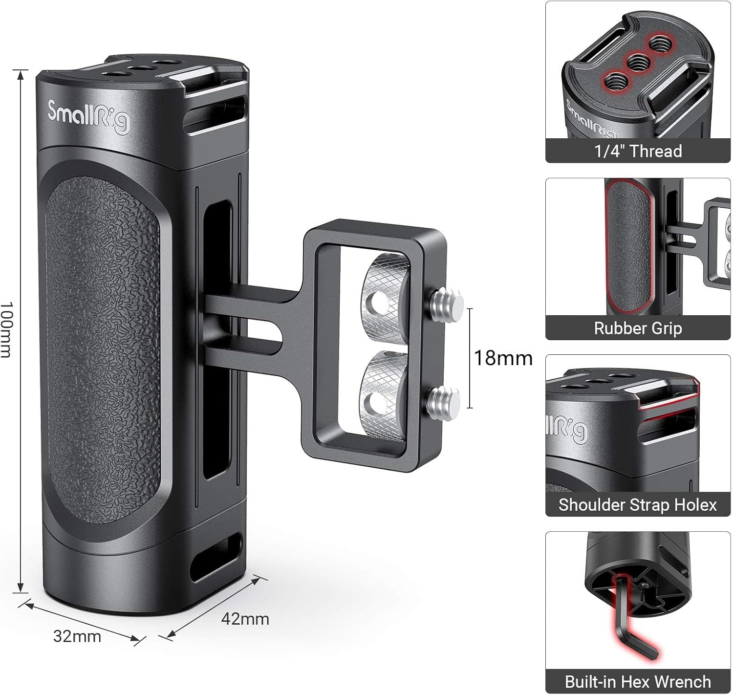 Thumbnail 5 de SMALLRIG 2916 maniglia laterale 3,5 kg