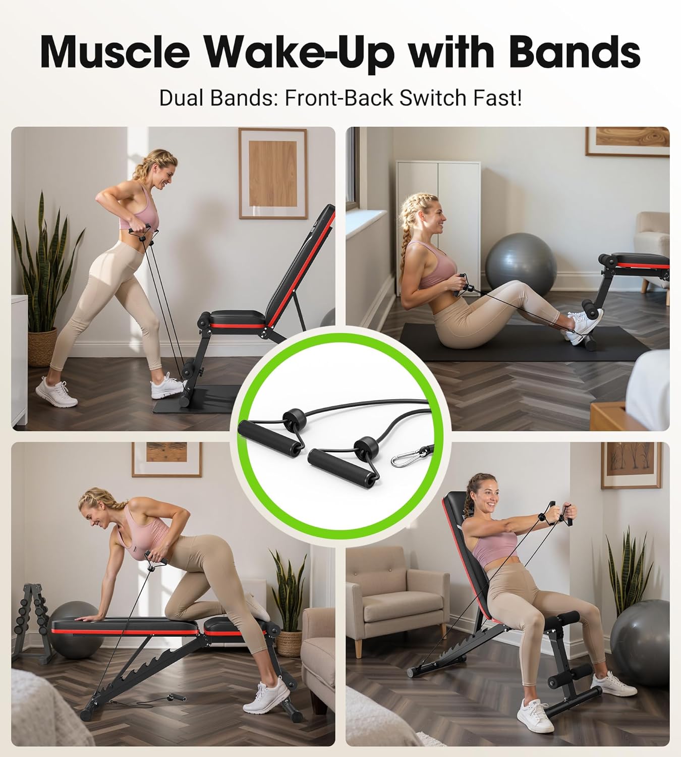 Thumbnail 6 de FLYBIRD Multifunktionale Hantelbank 318 kg 🏋