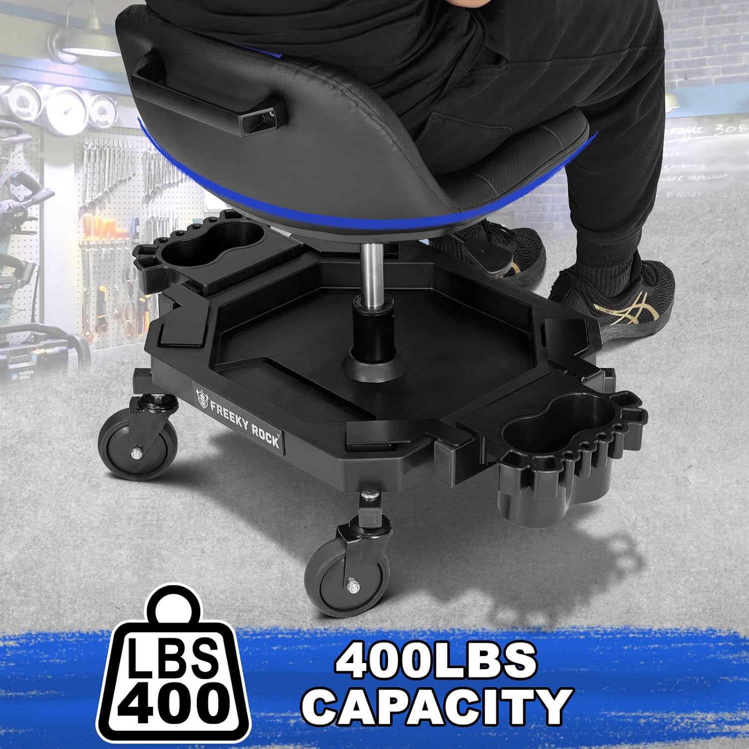 Thumbnail 6 de FREEKYROCK Rolling Stool 400 LBS