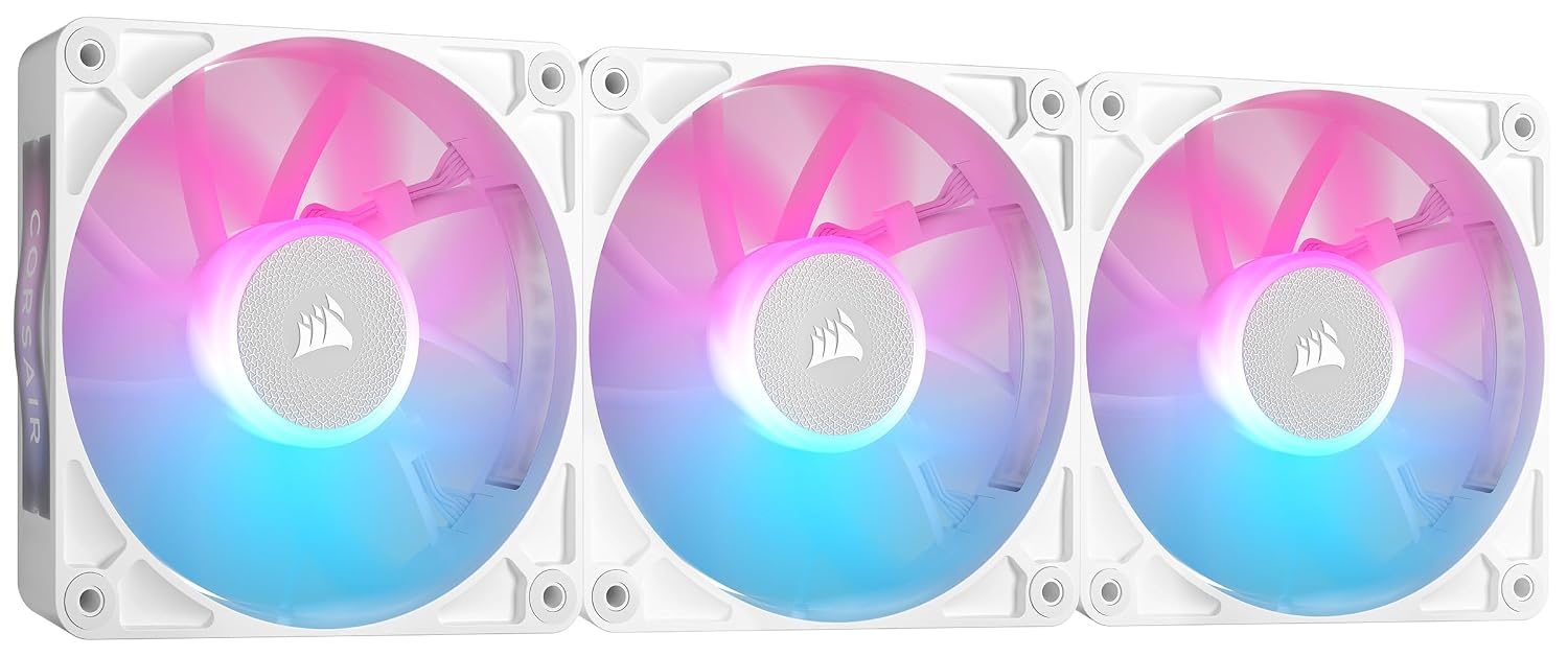 Detalle de CORSAIR iCUE LINK RX120 RGB PWM-Lüfter Dreierpack