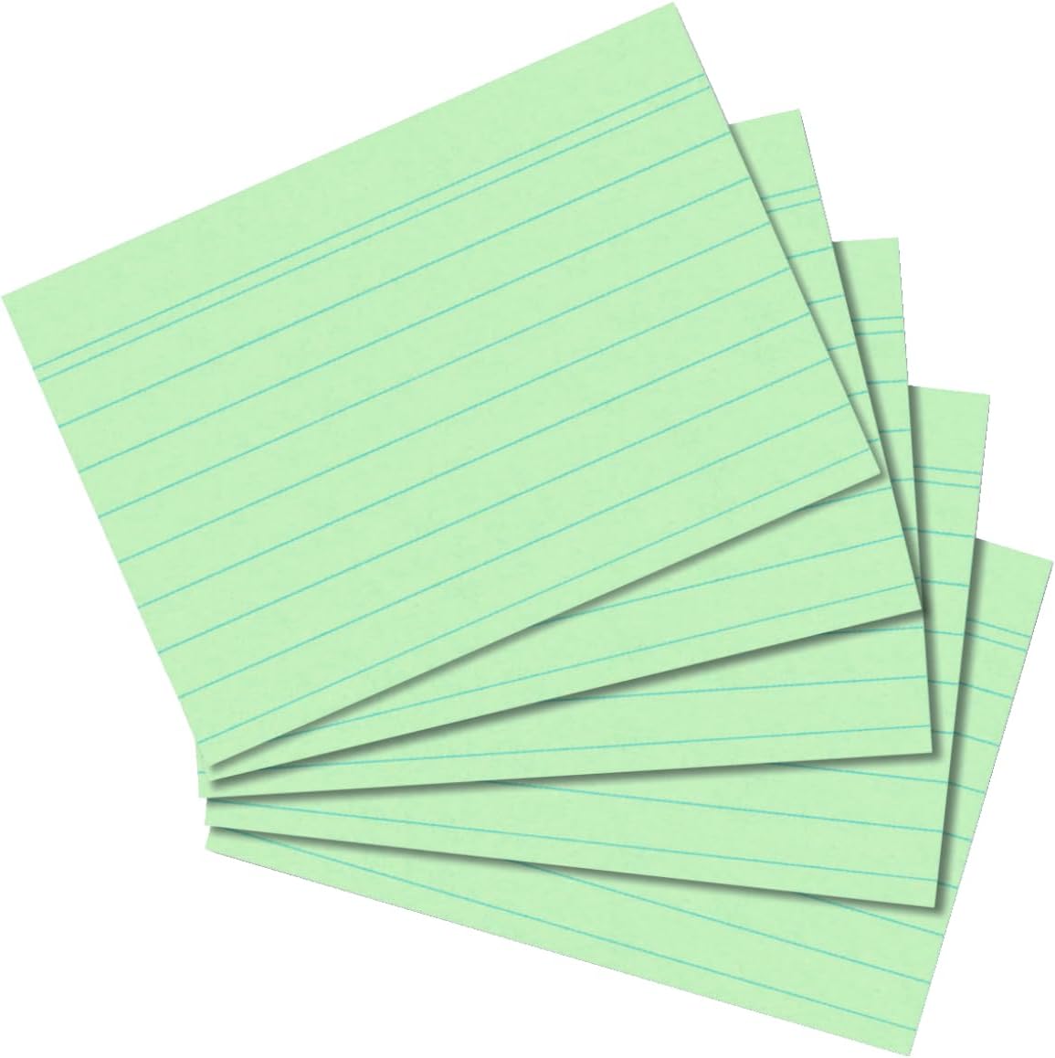 Detalle de herlitz kartongkort A5, blått omönstrat papper, 100 ark