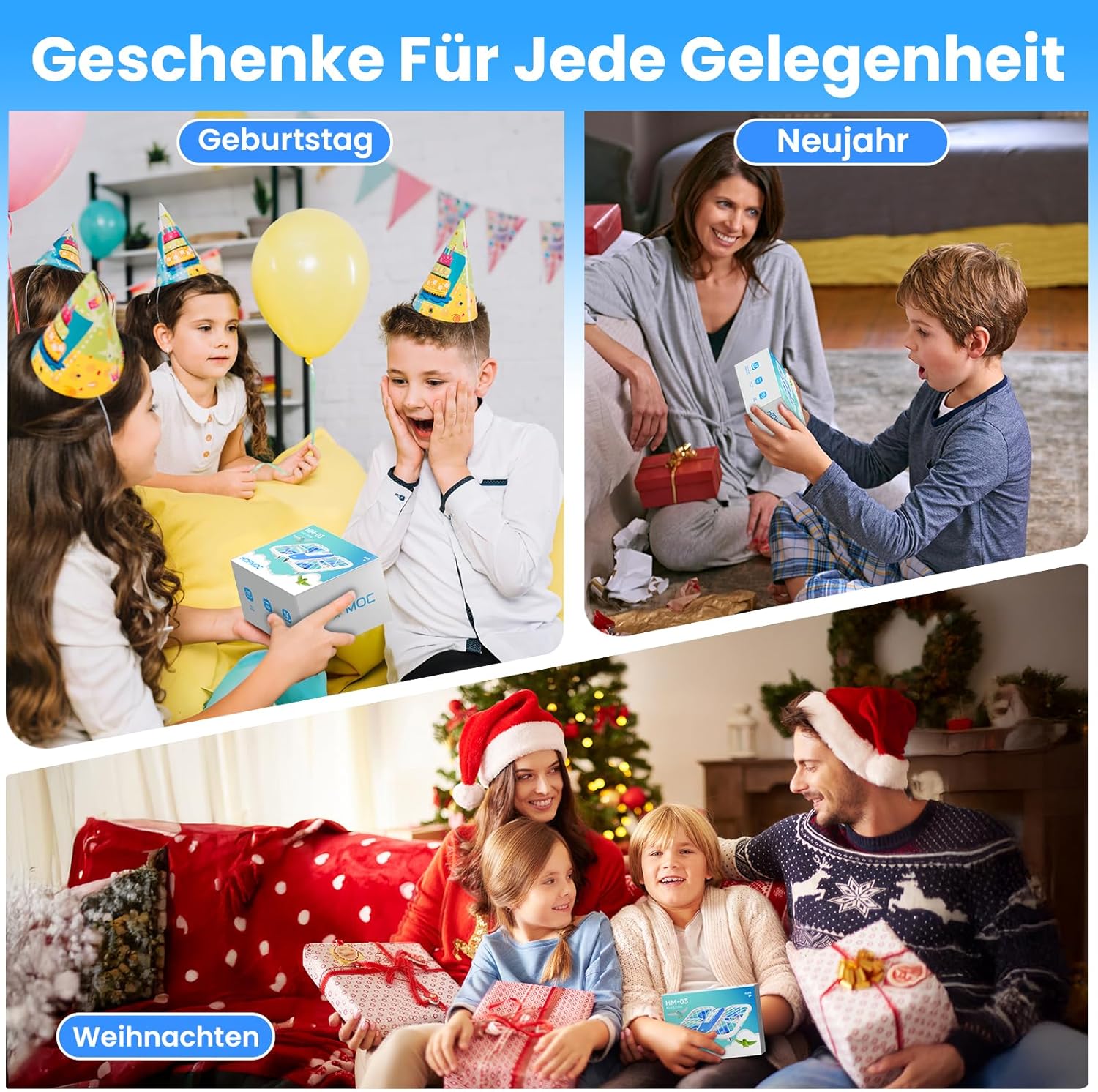 Thumbnail 6 de HOFMOC Mini Drohne für Kinder – 22 Minuten Flugzeit, 5 LED-Lichter, 3 Geschwindigkeiten