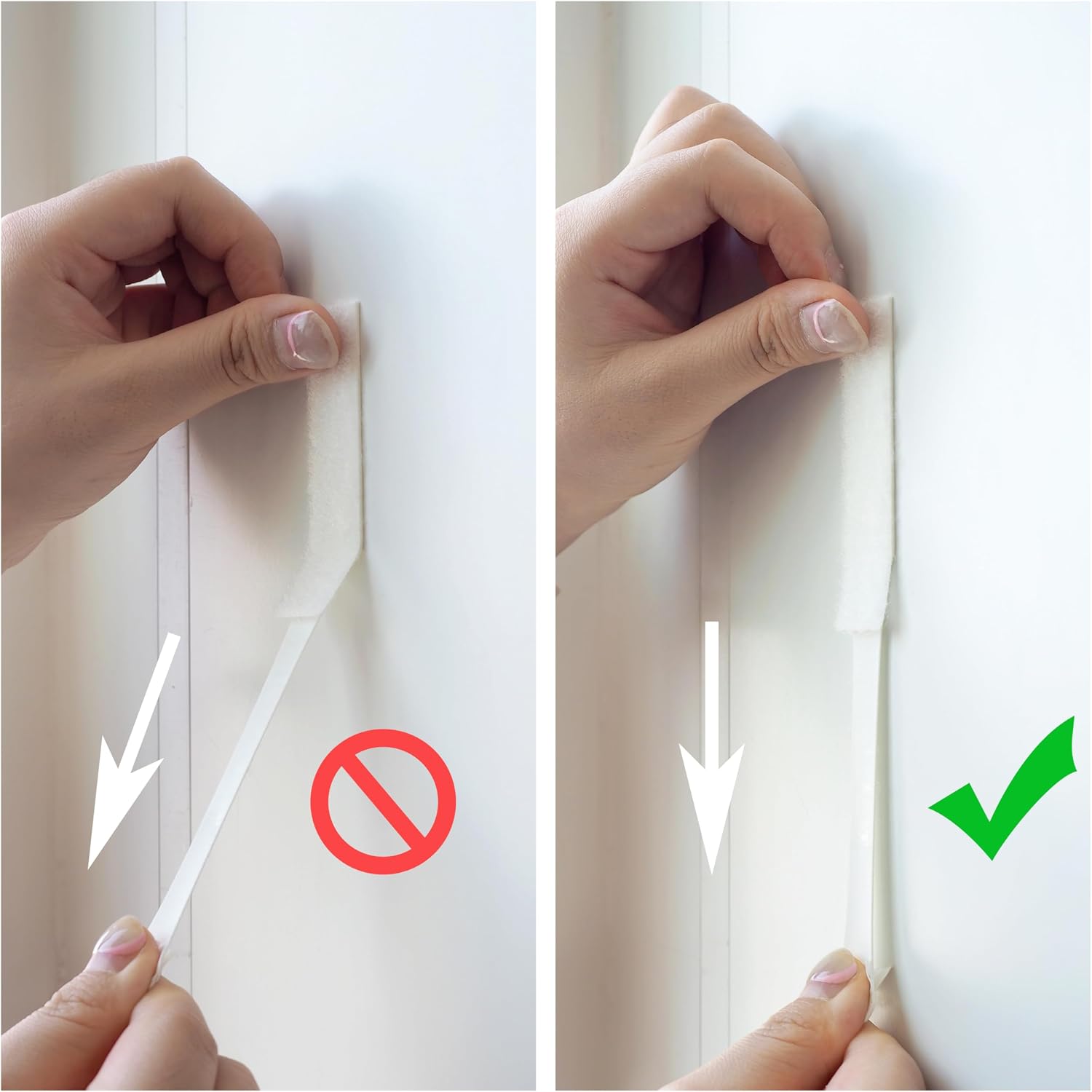 Detalle de JELLYSUB 36-Pairs Small Picture Hanging Strips Heavy Duty