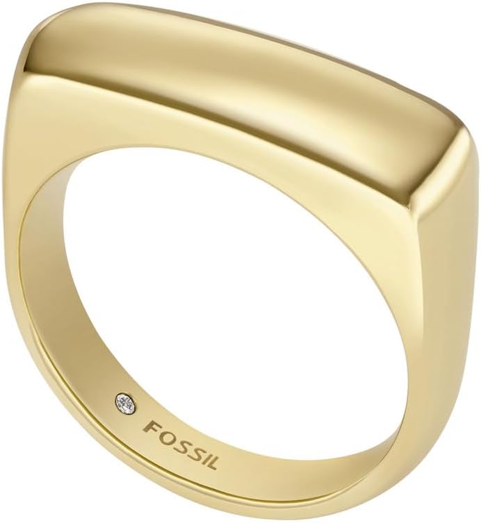 Thumbnail 4 de Fossil Women's Stainless Steel band Rings taille 7 đ