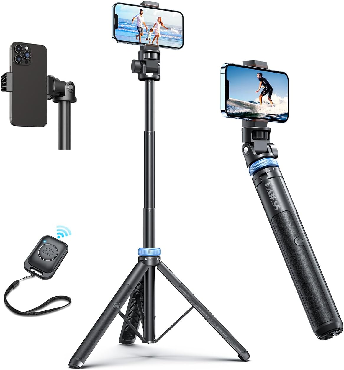 Kaiess Phone Tripod 62-inch