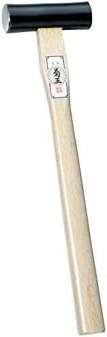 Detalle de TAKAGI 菊王 TKG-1027440 両口玄能 尺一柄 450g、S55C本体・白樫柄
