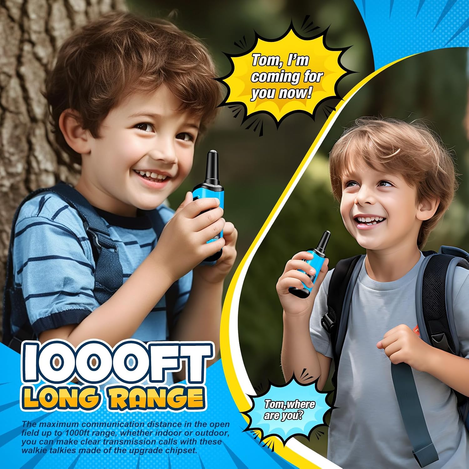 Detalle de EUCOCO Walkie Talkie Bambino 3–10 anni “Gioco Bambino 3-8/…”