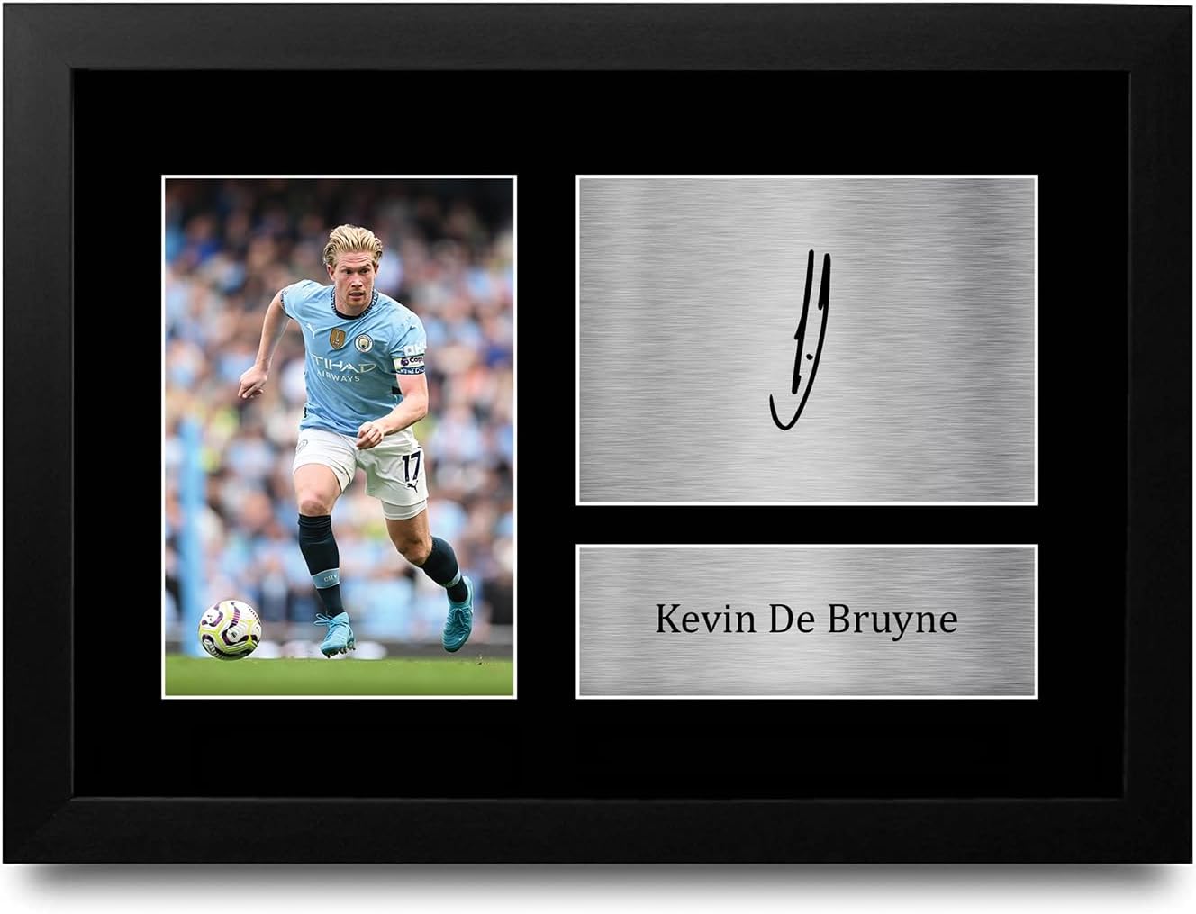 Thumbnail 6 de HWC Trading FR A3 Kevin De Bruyne Manchester City framed signed autograph picture (A3)