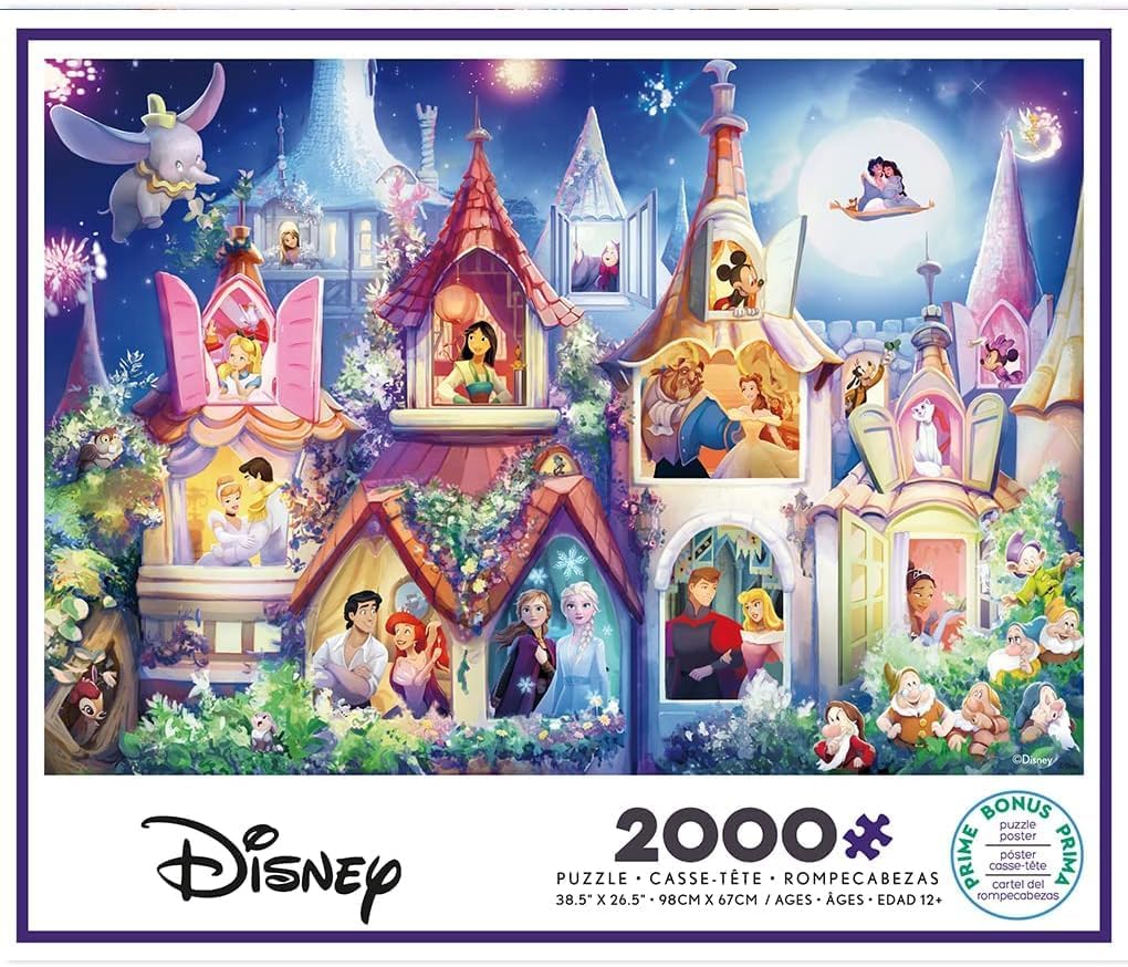 Detalle de Ceaco Disney Princess Castle 2000-Piece Jigsaw Puzzle