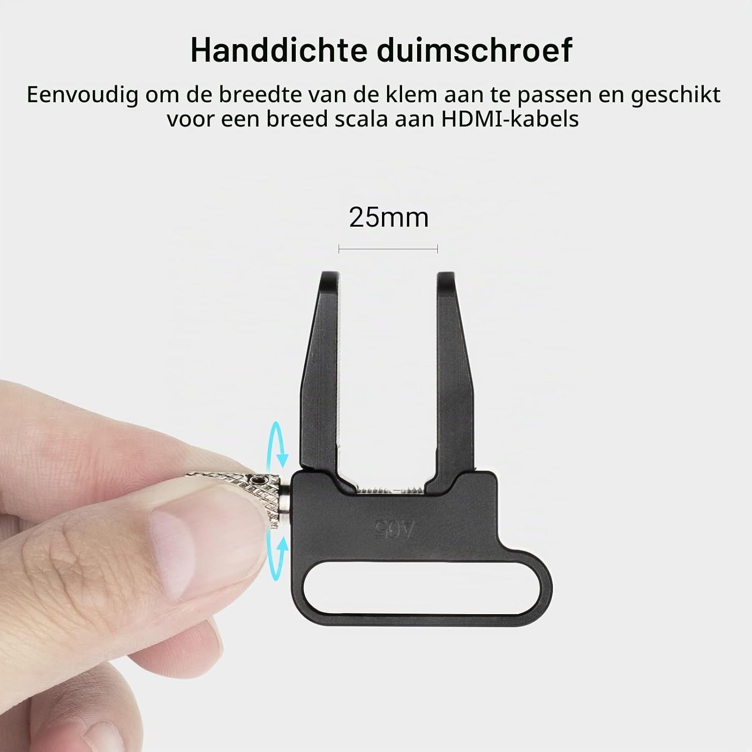 Detalle de SMALLRIG 3637 HDMI-kabelklem voor geselecteerde camerakooien