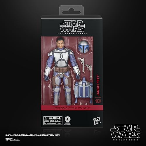 Thumbnail 1 de Star Wars The Black Series Jango Fett (Ataque de los Clones) — Figura coleccionable de 15 cm