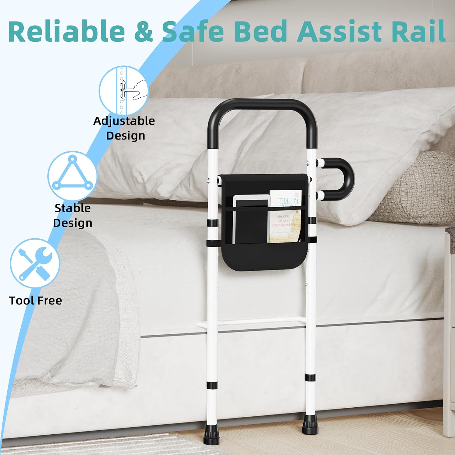 Thumbnail 5 de Bed Rails for Elderly Safety ⚙