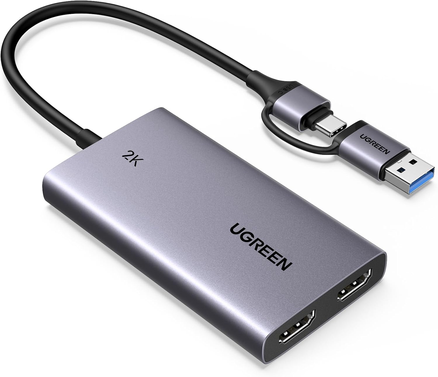 UGREEN Video Capture Card 2K@30Hz Streaming Device