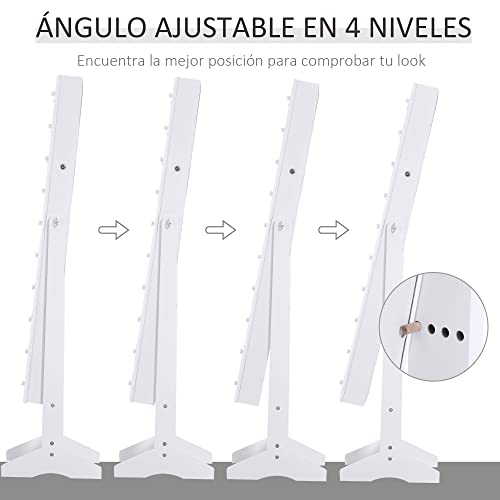 Detalle 1 de HOMCOM espejo joyero LED 20 luces