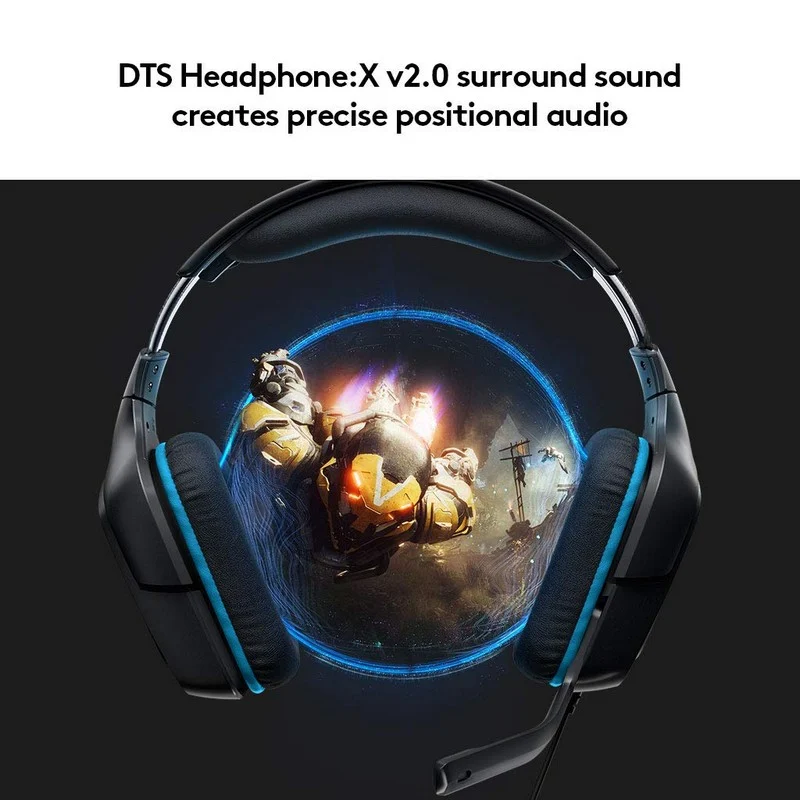 Detalle 2 de Logitech G432 Auriculares Gaming 7.1 con sonido experto