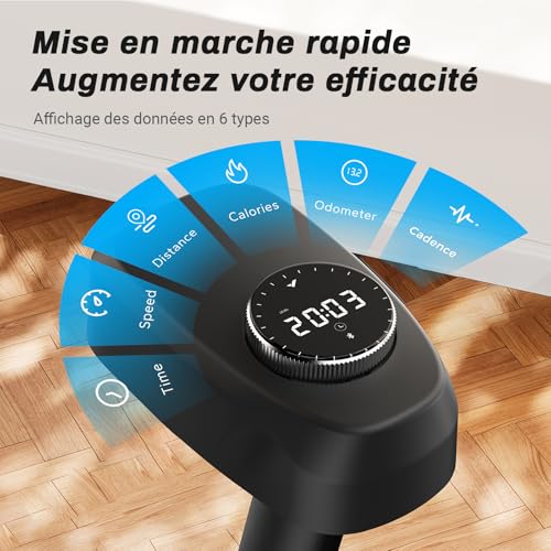 Thumbnail 4 de MERACH Vélo d'Appartement pour la Maison: entraînement cardio silencieux et connecté