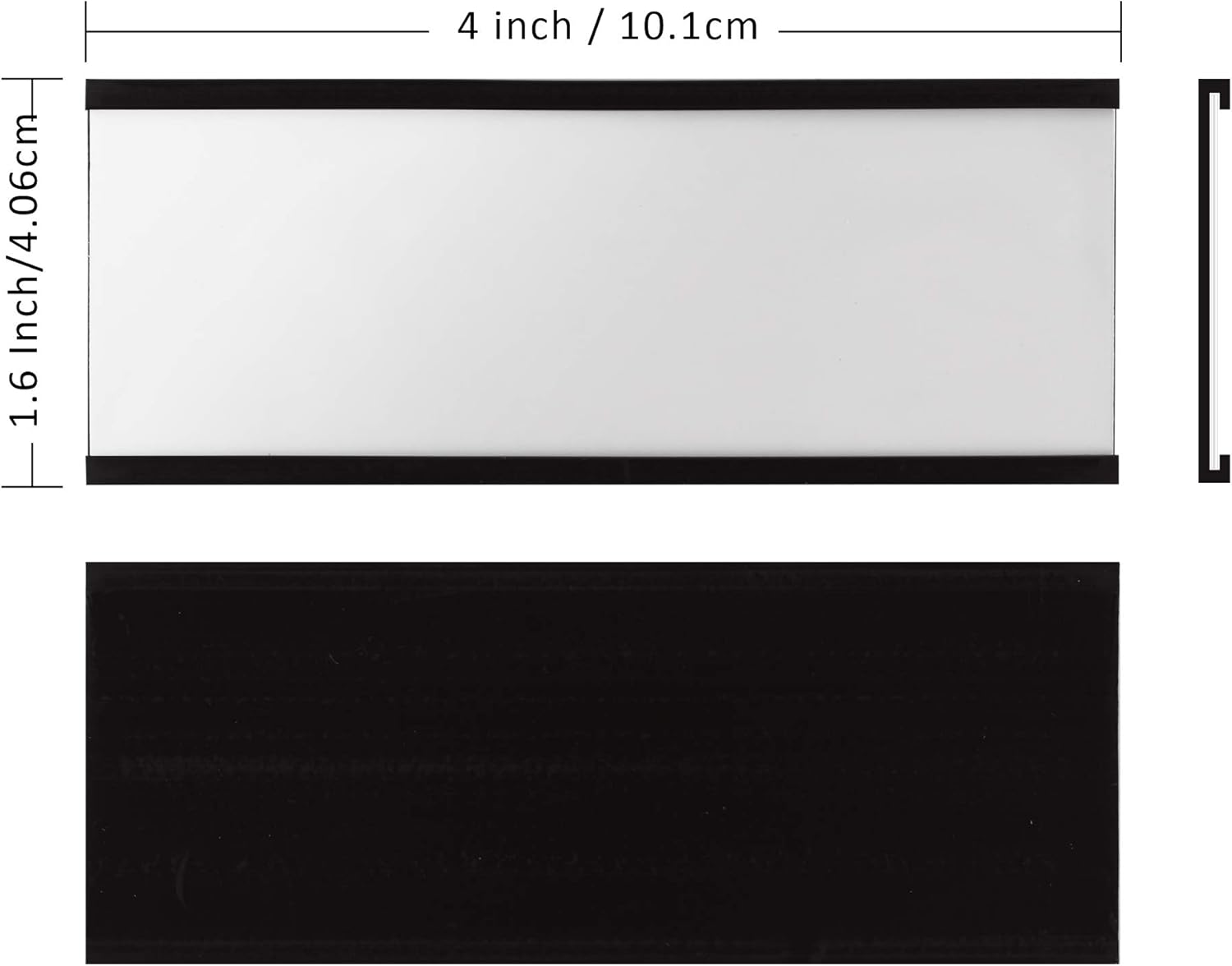 Thumbnail 2 de LLPT Magnetische Etikettenhalter (MH4150) – 50 Stück, 40 x 100 mm | beschreibbare Magnet-Karten