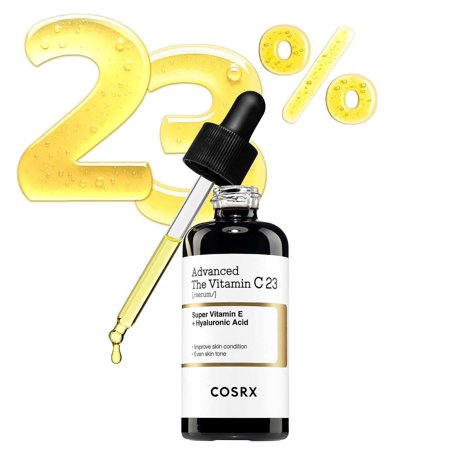 Detalle de COSRX Advanced Pure Vitamin C 23% Serum – 20 ml mit Vitamin E und Glutathion