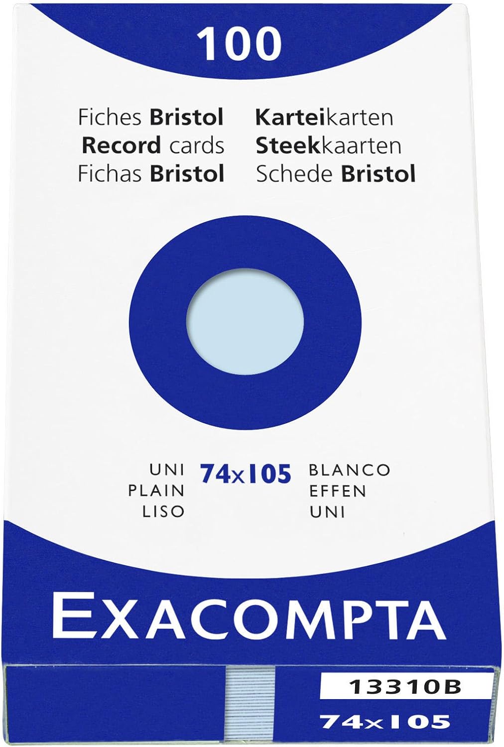 Thumbnail 6 de Exacompta Étui de 100 fiches bristol uni non perforé 74x105mm Vert