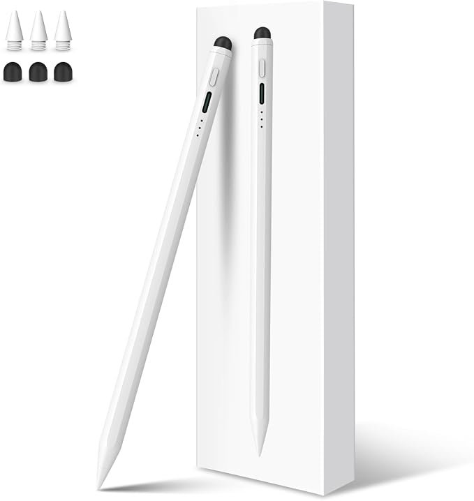 Detalle de MEKO Lápiz iPad 2 en 1 con Carga Rápida 🚀