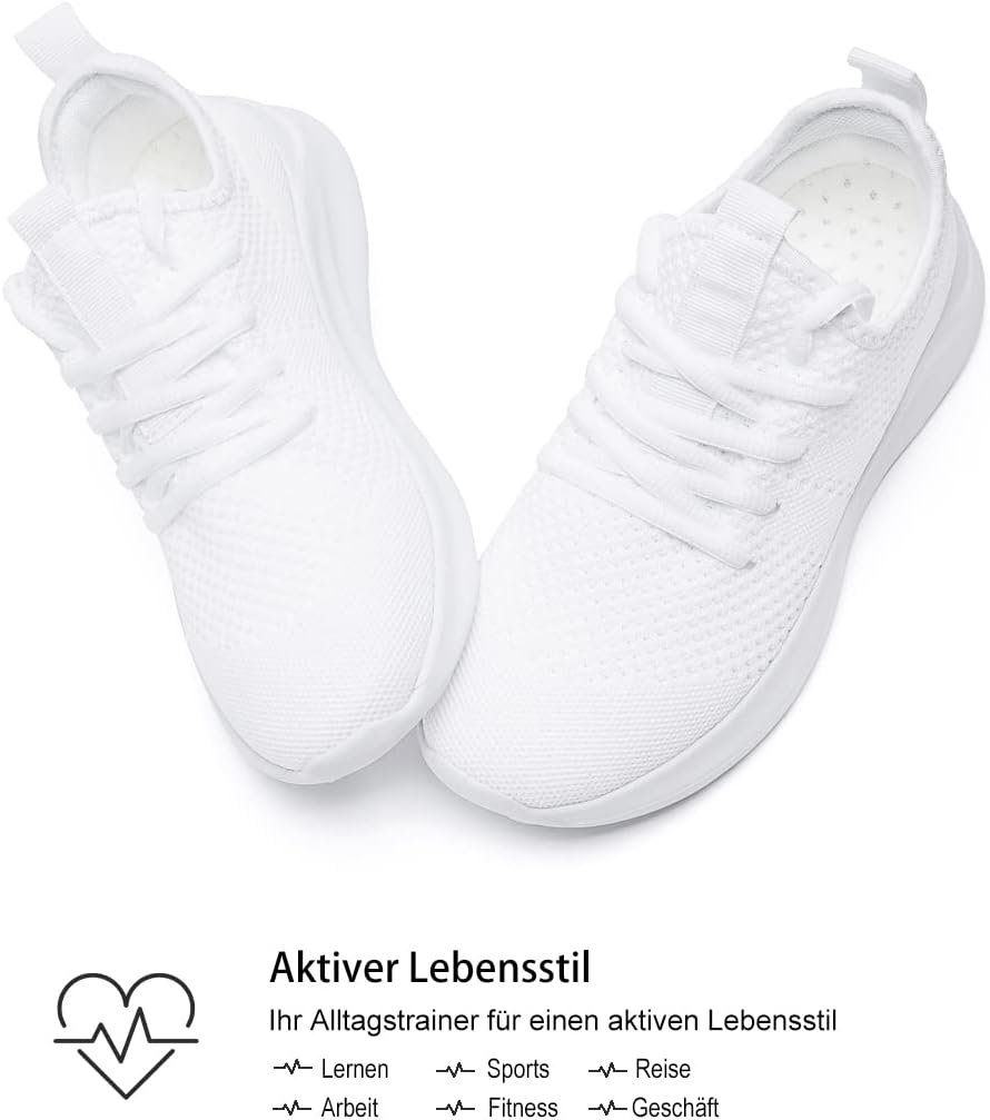 Thumbnail 6 de LANGFEUU Damen Turnschuhe Sneaker – atmungsaktive Laufschuhe mit rutschfester Sohle