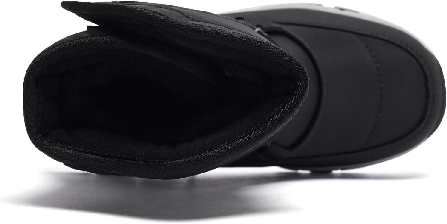 Detalle 2 de GUBARUN UH7555 Snow Boots for Kids with Faux-Fur Lining and Hook-and-Loop Closure