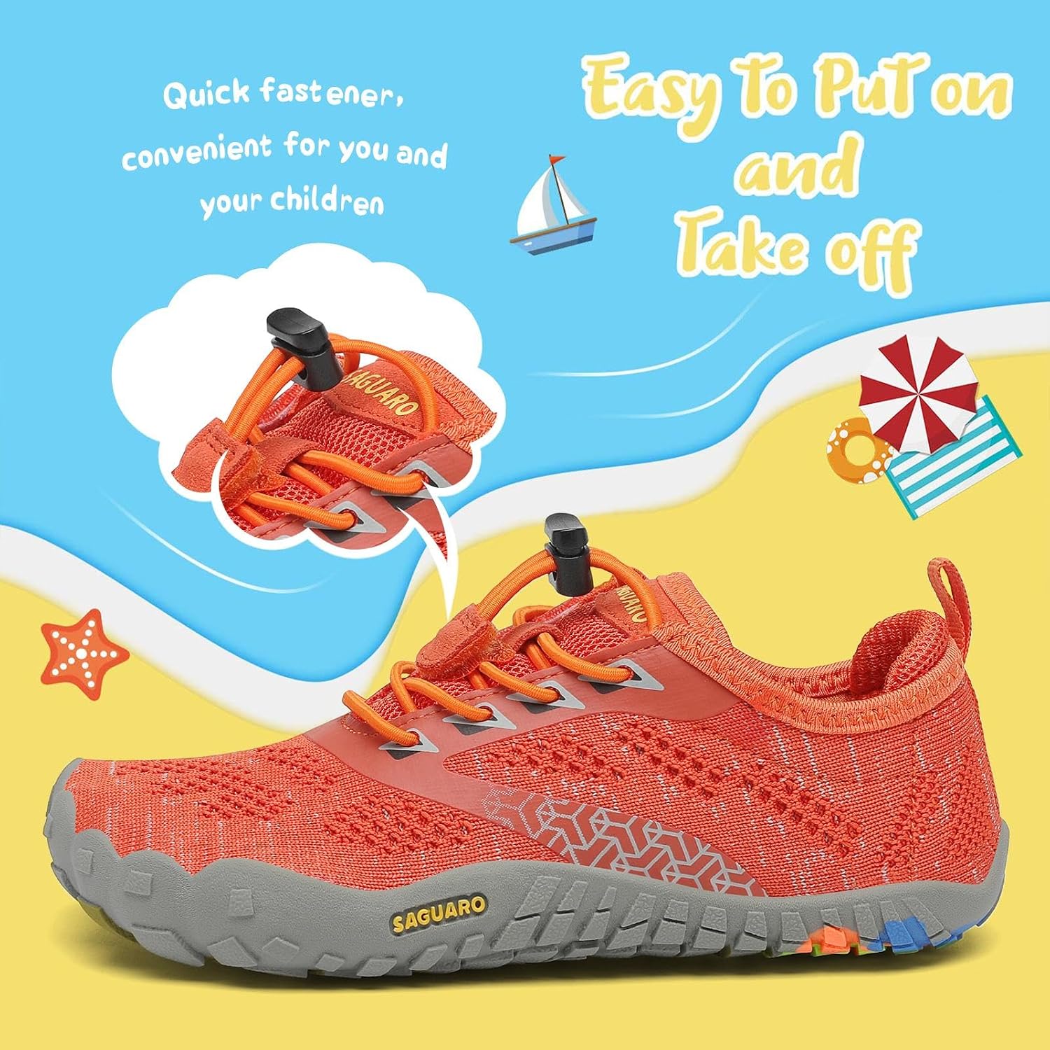 Detalle 1 de Saguaro Barfußschuhe Kinder Trailschuhe