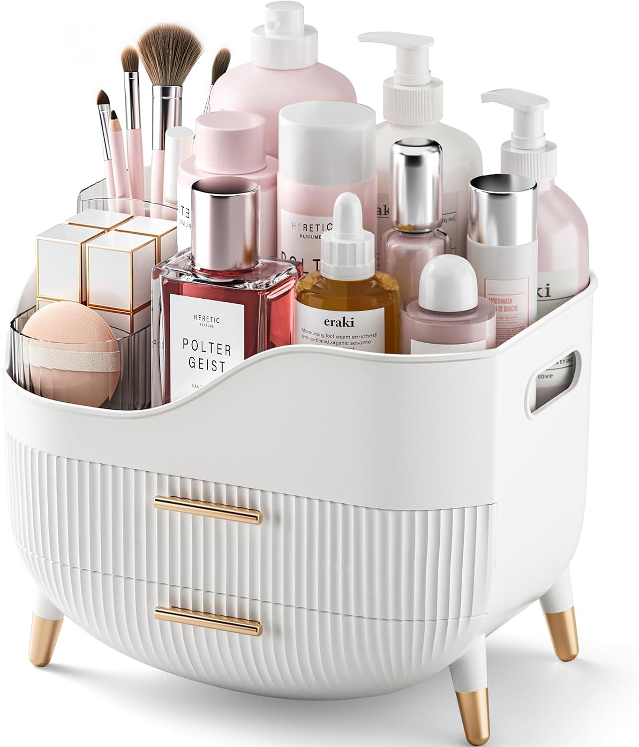 Detalle de Pajiriona Makeup Organizer with Drawers ⚙