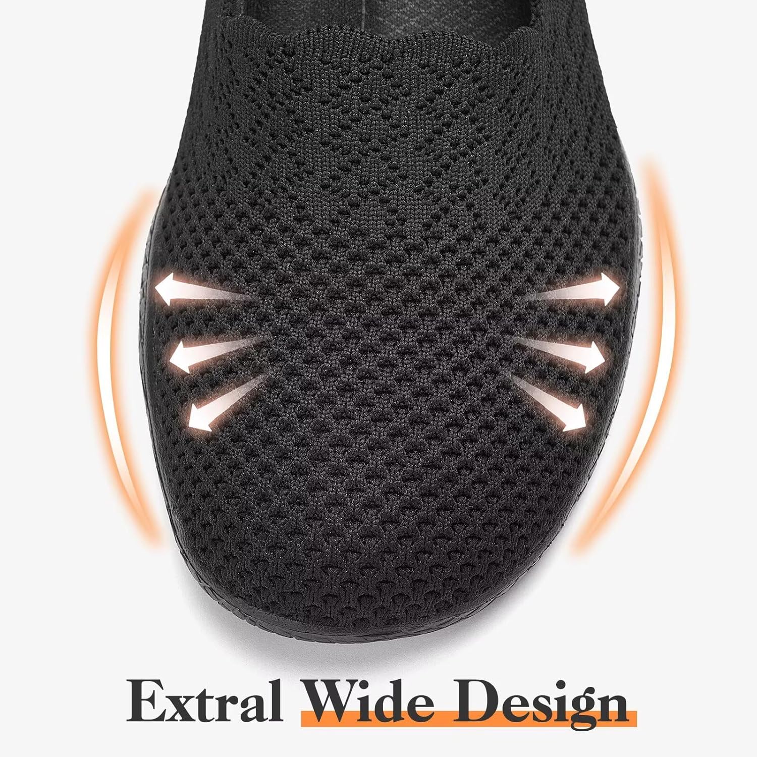 Thumbnail 3 de Puxowe Women's Walking Shoes: Lightweight Knit Slip-On Mesh Trainers