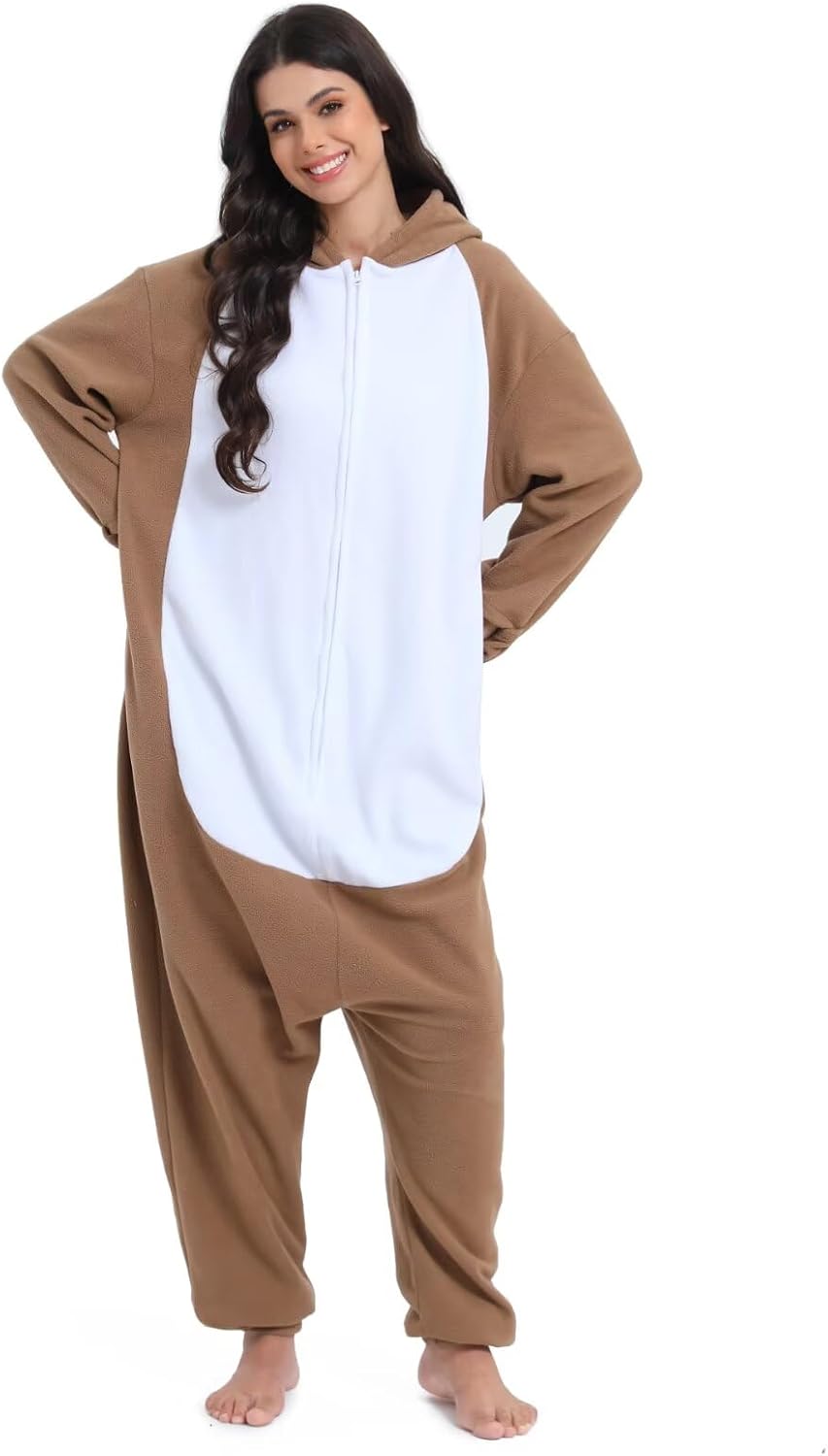 Thumbnail 6 de LBJR Tier Onesie Jumpsuit für Erwachsene – Karneval-, Halloween- und Cosplay-Schlafanzug