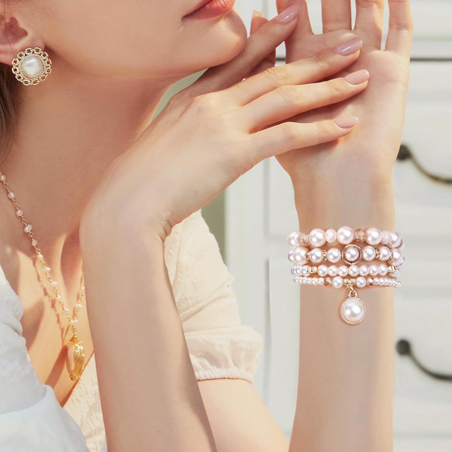 Thumbnail 5 de V-MORO Pearl Bracelet Strap 40mm