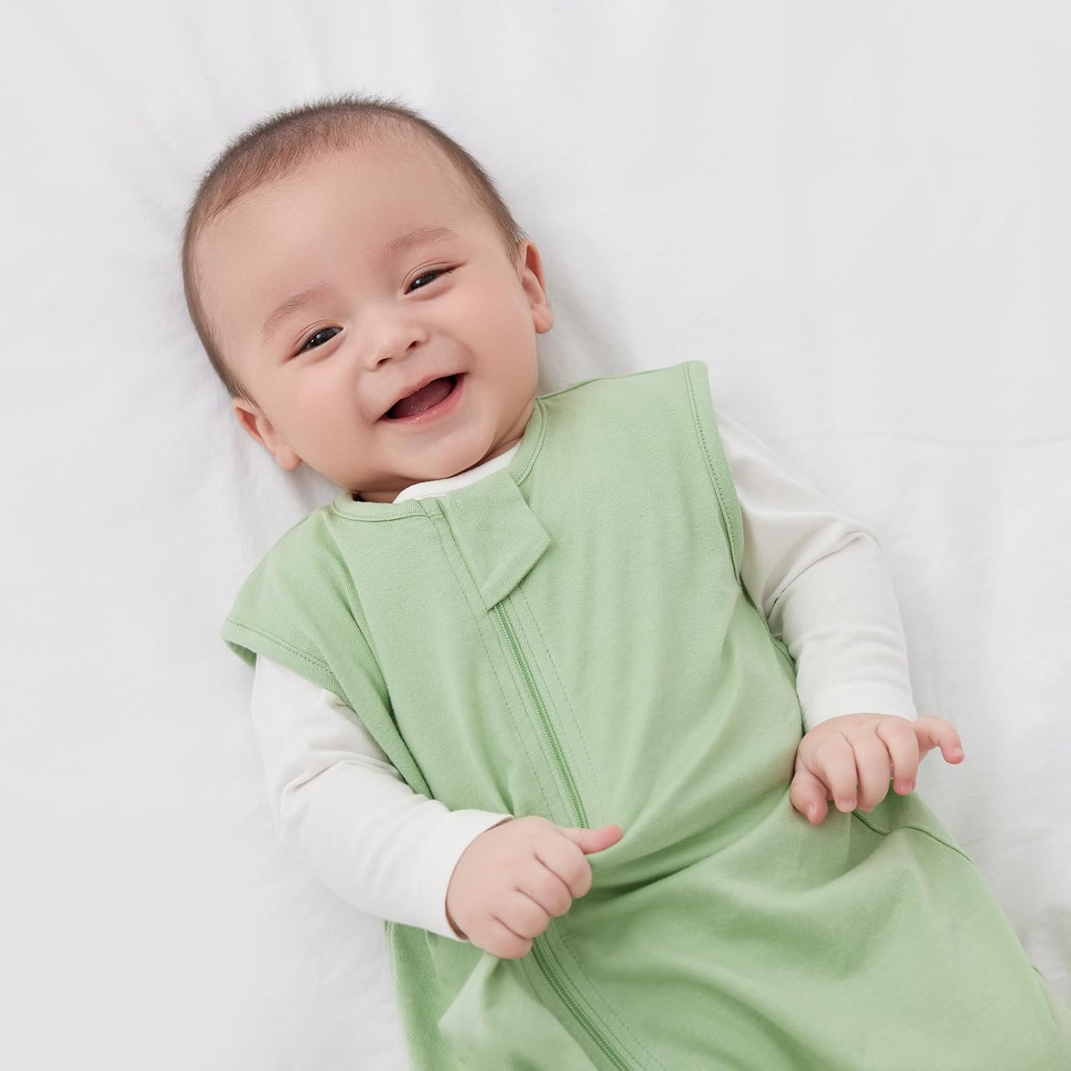 Thumbnail 5 de LULUMONKEY Baby Summer Sleeping Bag 2 Pack (0.5 TOG) cotton newborn sleep sack for 6–18 months