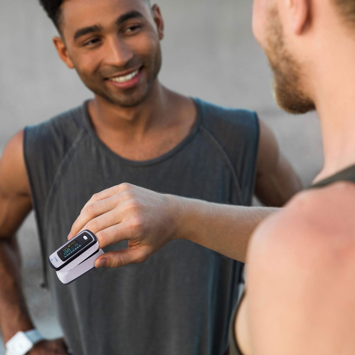 Detalle 2 de Innovo iP900AP Fingertip Pulse Oximeter with OLED, Perfusion Index and Alarm
