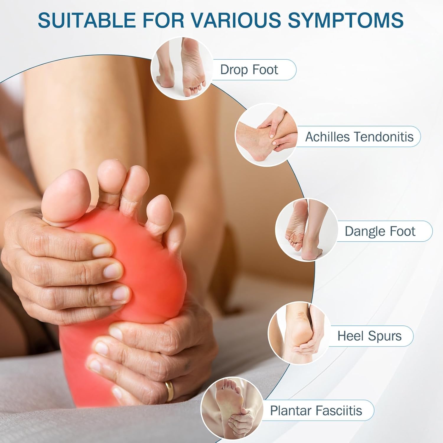 Thumbnail 2 de KTSAY Upgrade Plantar Fasciitis Night Splint & Relief Brace with Adjustable Straps