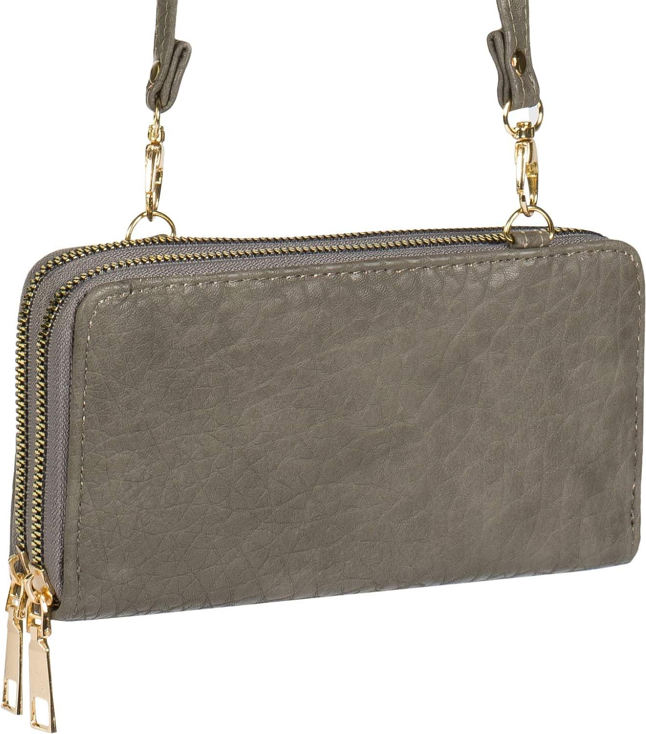 Detalle 2 de styleBREAKER Donna 2 in 1 Mini Borsa a tracolla granulata – versatilità e stile in un unico accessorio