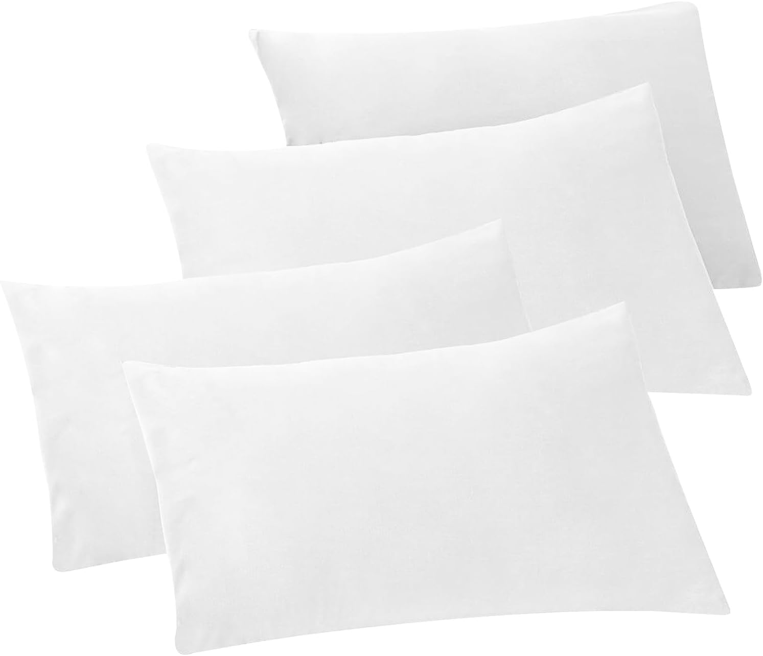 Thumbnail 5 de Rehan & Co White Pillow Cases 4 Pack – 50 x 75 cm, 200 Thread Count Egyptian Cotton