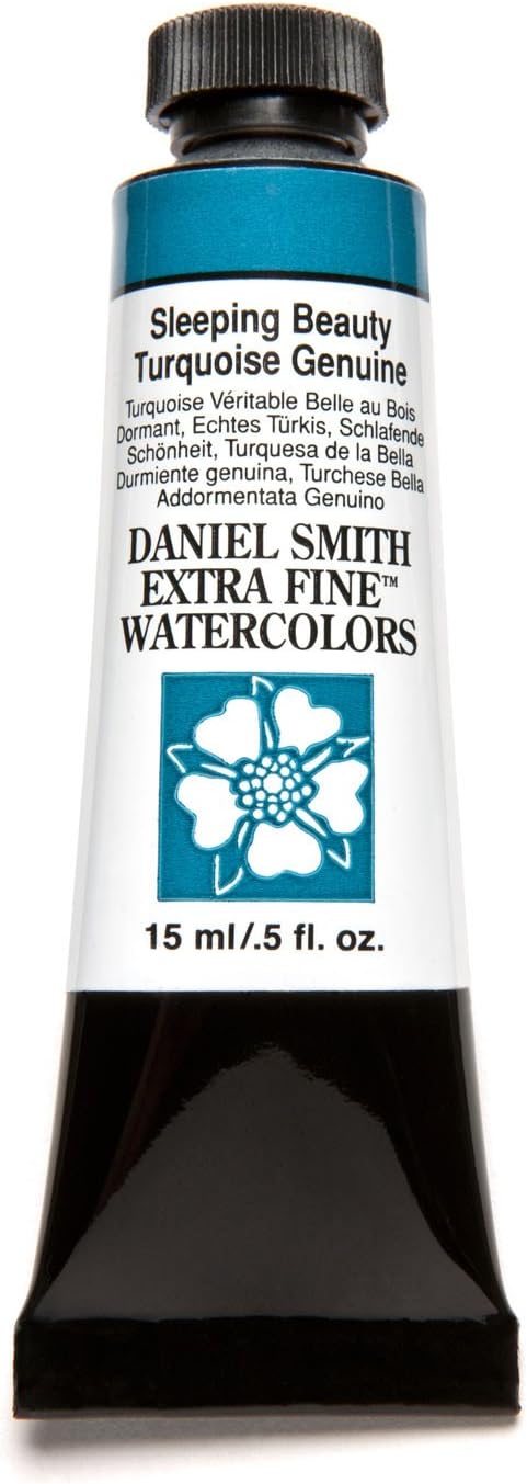 Detalle de DANIEL SMITH Extra Fine Watercolor, Sleeping Beauty Turquoise Genuine, 15ml Tube