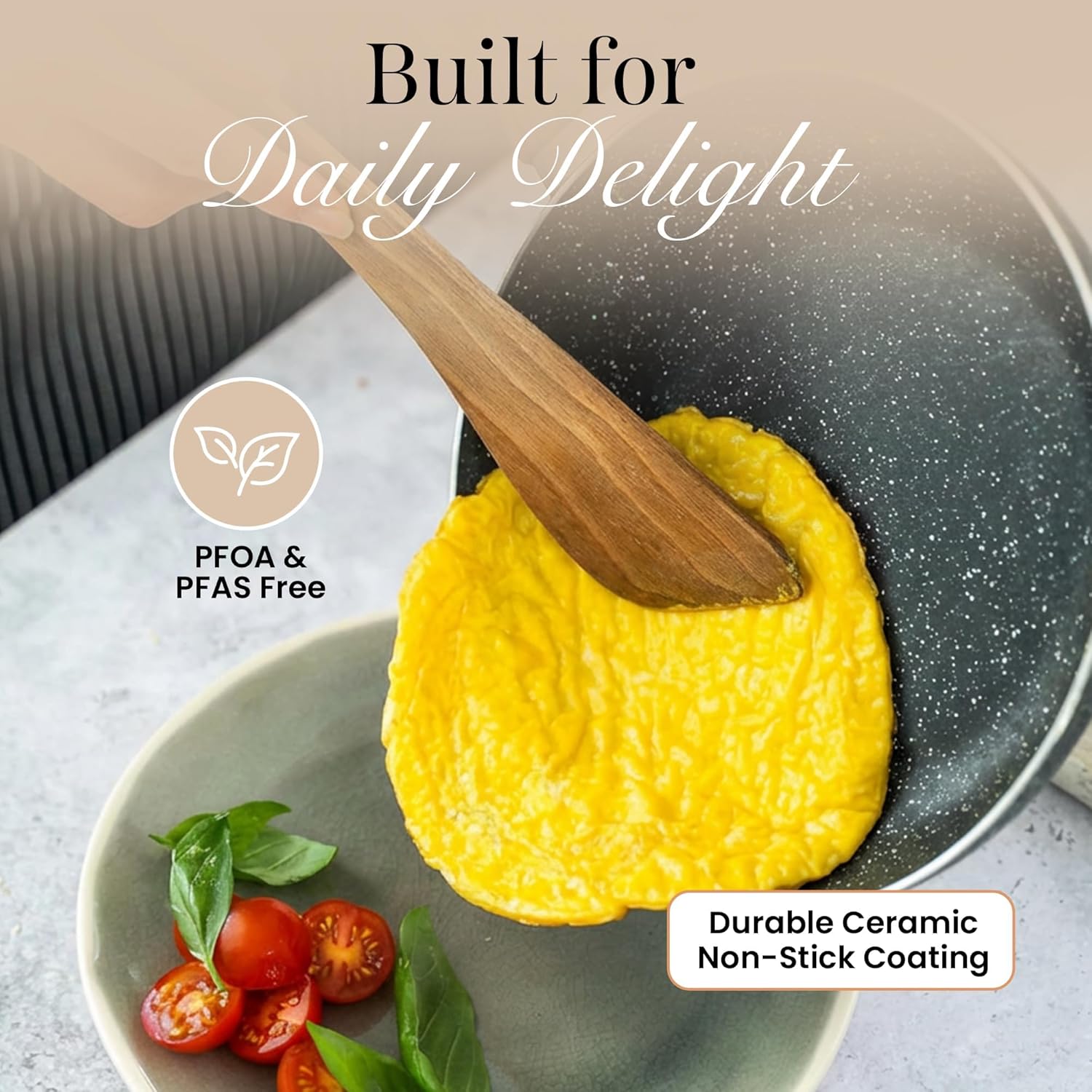 Thumbnail 3 de Nuovva 8‑piece marble non stick cookware set