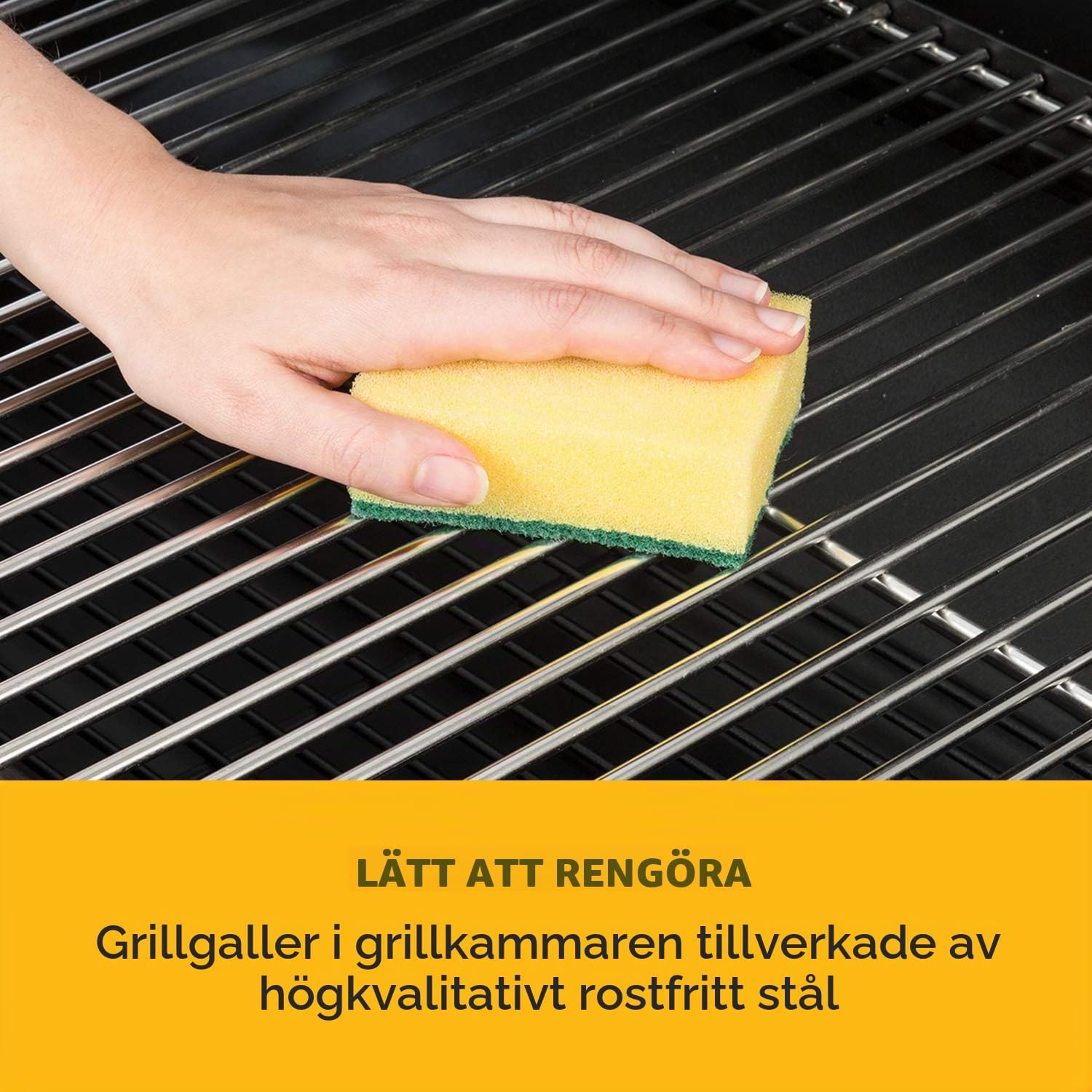 Thumbnail 6 de Klarstein Beef Brisket kolgrill och smoker med två grillkammare
