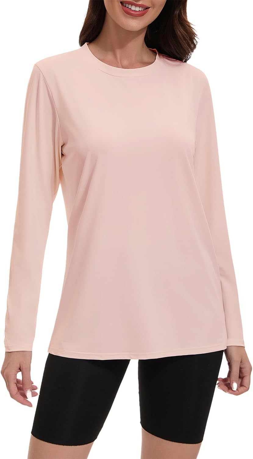 Thumbnail 1 de Suncife Haut d'entraînement à manches longues pour femme — T-shirt sport amples et respirant