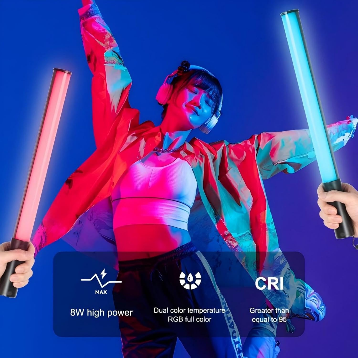 Thumbnail 6 de PULUZ RGB Light Stick 46cm