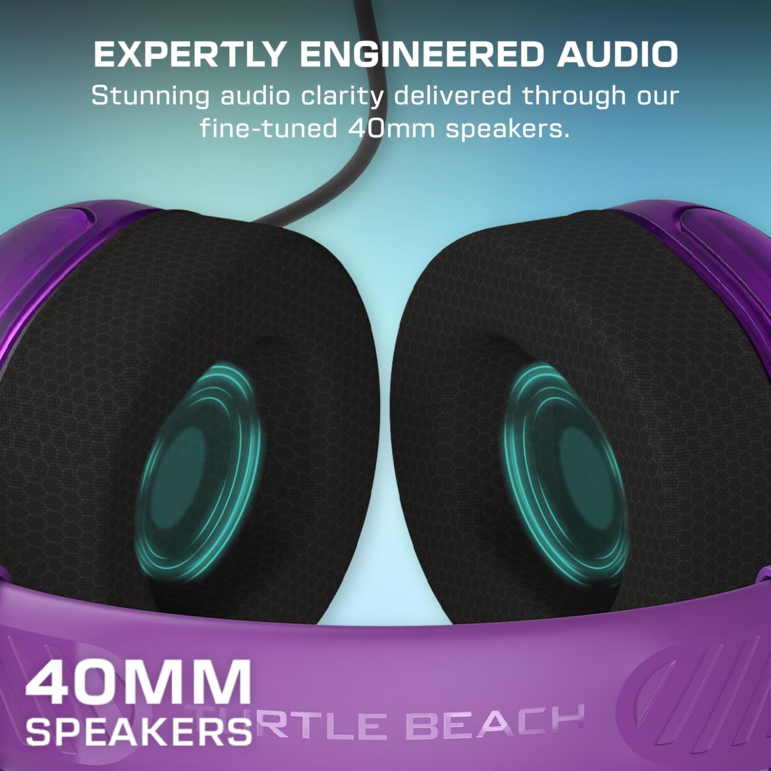 Thumbnail 4 de Turtle Beach Airlite Fit Ghost Purple Wired Gaming Headset – Officially Licensed for Nintendo Switch