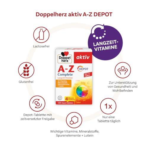 Detalle de Doppelherz A-Z DEPOT – Complete Langzeit-Vitamine