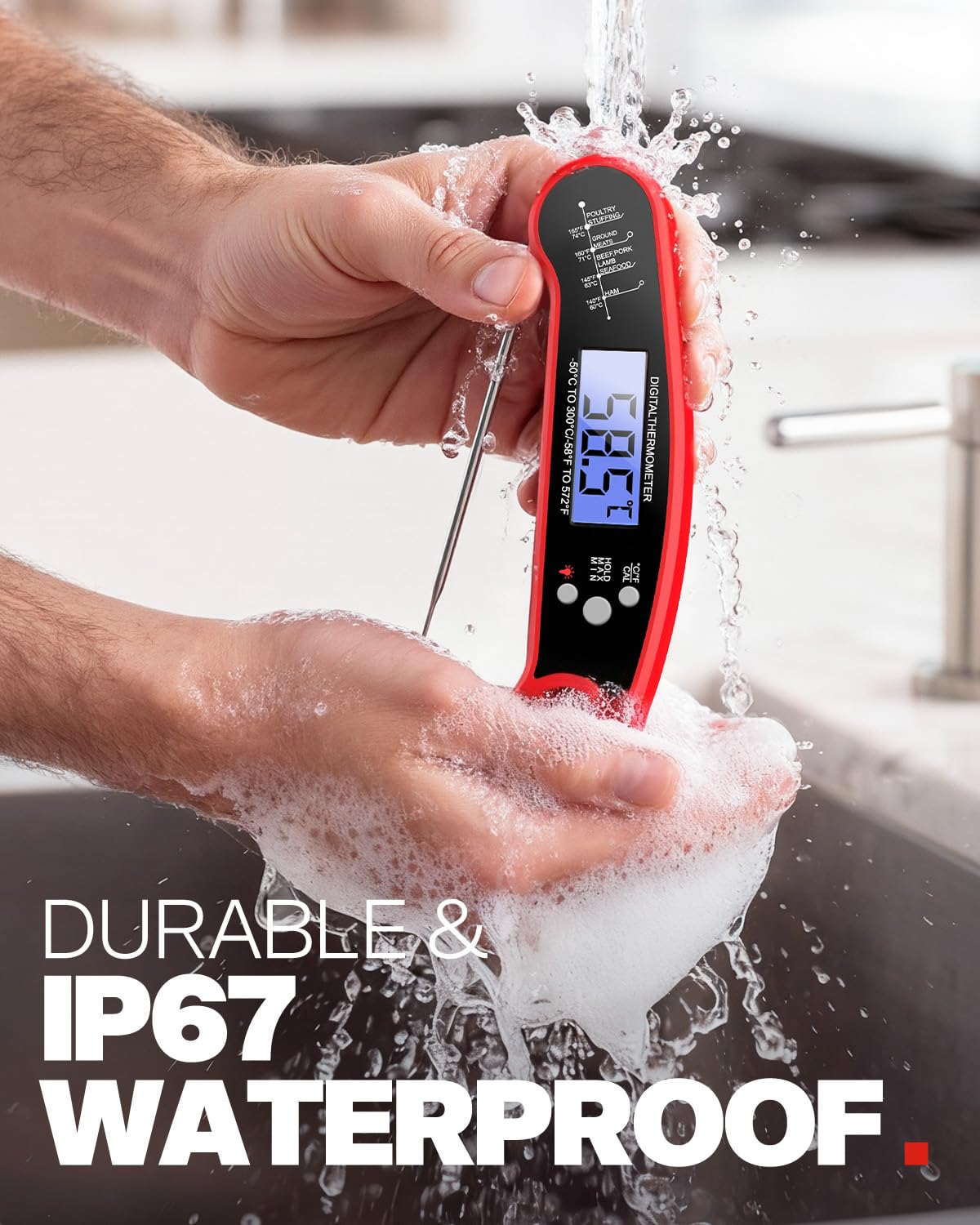 Thumbnail 4 de Meat Thermometer Digital Instant Read Probe 🌡