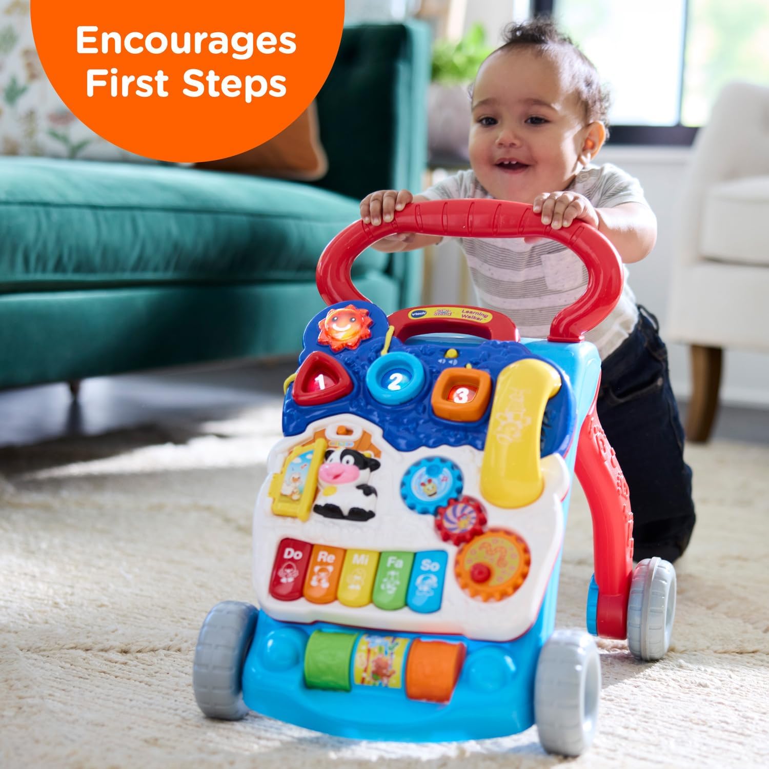 Detalle 1 de VTech Sit-to-Stand Learning Walker 1-speed
