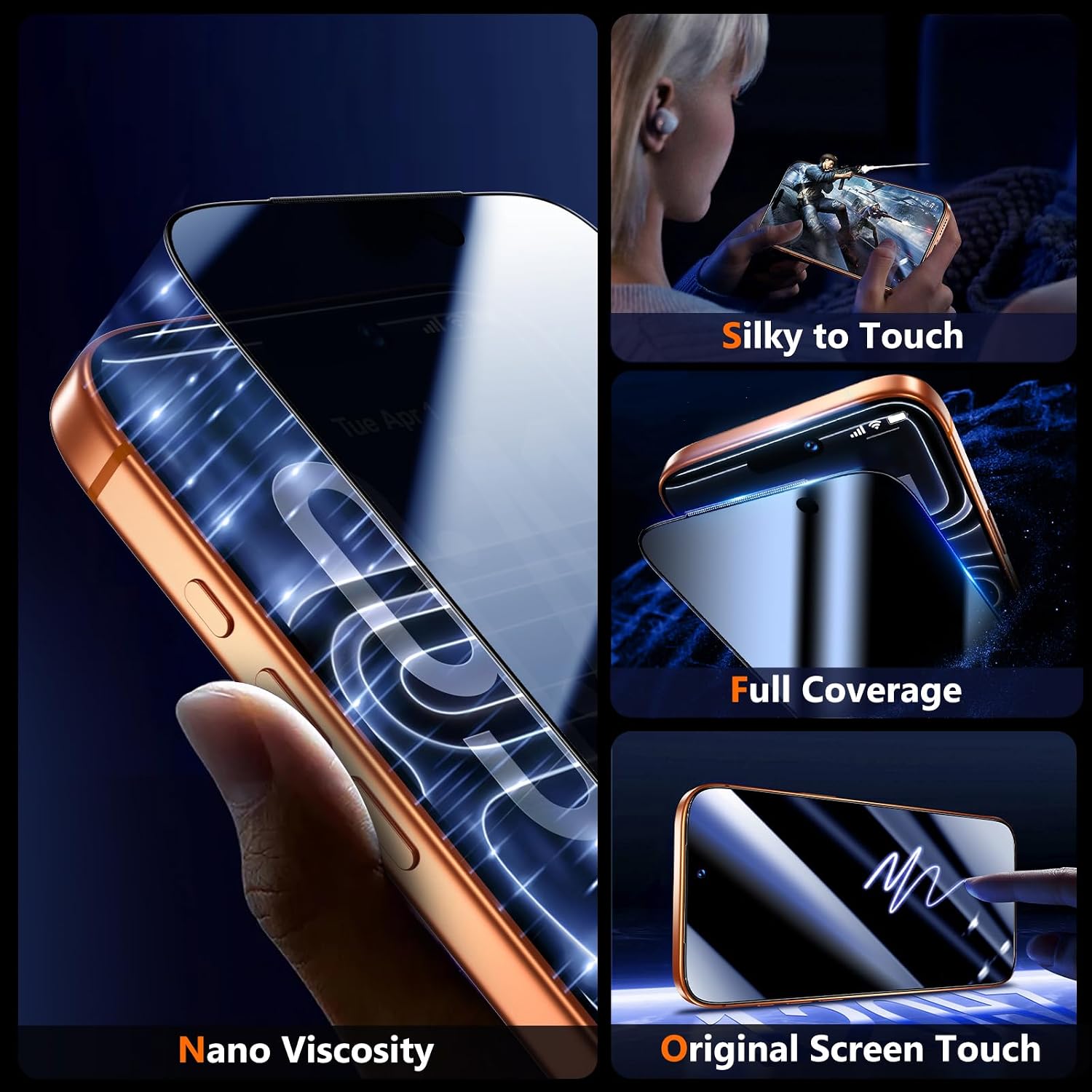 Thumbnail 6 de UniqueMe Privacy Screen Protector 6.9 inch